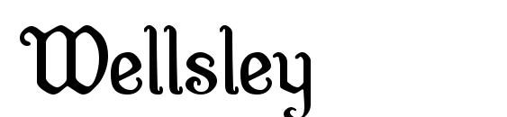шрифт Wellsley, бесплатный шрифт Wellsley, предварительный просмотр шрифта Wellsley