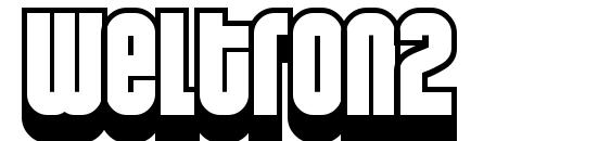Weltron2 font, free Weltron2 font, preview Weltron2 font