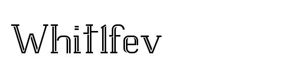 шрифт Whitlfev, бесплатный шрифт Whitlfev, предварительный просмотр шрифта Whitlfev
