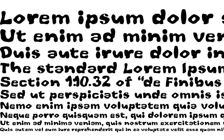 specimens Whoobub font, sample Whoobub font, an example of writing Whoobub font, review Whoobub font, preview Whoobub font, Whoobub font