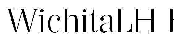 Шрифт WichitaLH Regular