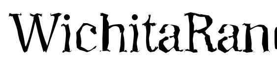 шрифт WichitaRandom Regular, бесплатный шрифт WichitaRandom Regular, предварительный просмотр шрифта WichitaRandom Regular