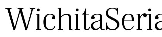 WichitaSerial Light Regular Font