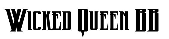 Wicked Queen BB font, free Wicked Queen BB font, preview Wicked Queen BB font