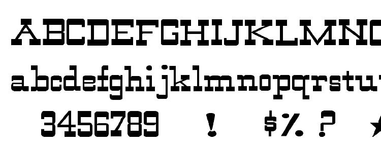 glyphs WildWest Normal Wd font, сharacters WildWest Normal Wd font, symbols WildWest Normal Wd font, character map WildWest Normal Wd font, preview WildWest Normal Wd font, abc WildWest Normal Wd font, WildWest Normal Wd font