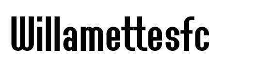 Willamettesfc Font, OTF Fonts