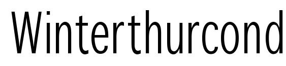 Winterthurcondensed Font