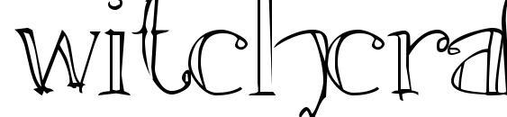 Witchcraft Normal font, free Witchcraft Normal font, preview Witchcraft Normal font