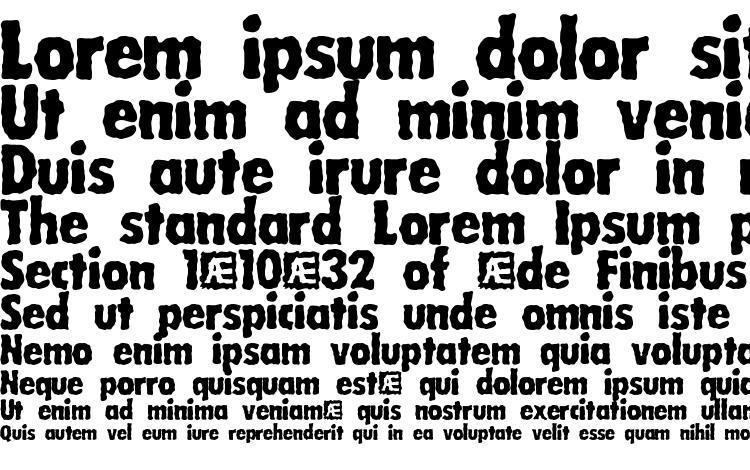 specimens Wobbly (BRK) font, sample Wobbly (BRK) font, an example of writing Wobbly (BRK) font, review Wobbly (BRK) font, preview Wobbly (BRK) font, Wobbly (BRK) font