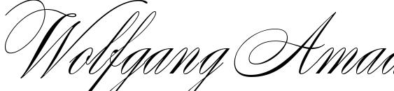 шрифт Wolfgang Amadeus Mozart, бесплатный шрифт Wolfgang Amadeus Mozart, предварительный просмотр шрифта Wolfgang Amadeus Mozart