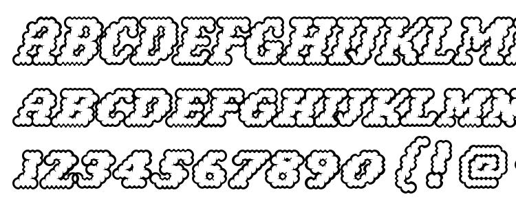 glyphs Woollyoutline font, сharacters Woollyoutline font, symbols Woollyoutline font, character map Woollyoutline font, preview Woollyoutline font, abc Woollyoutline font, Woollyoutline font