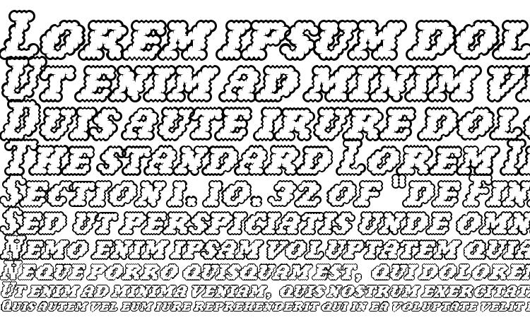 specimens Woollyoutline font, sample Woollyoutline font, an example of writing Woollyoutline font, review Woollyoutline font, preview Woollyoutline font, Woollyoutline font