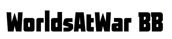шрифт WorldsAtWar BB, бесплатный шрифт WorldsAtWar BB, предварительный просмотр шрифта WorldsAtWar BB
