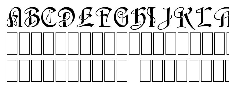 глифы шрифта Wraith 1, символы шрифта Wraith 1, символьная карта шрифта Wraith 1, предварительный просмотр шрифта Wraith 1, алфавит шрифта Wraith 1, шрифт Wraith 1