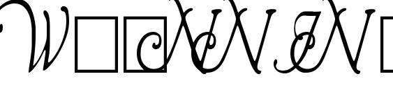 Wrenn Initials Condensed font, free Wrenn Initials Condensed font, preview Wrenn Initials Condensed font