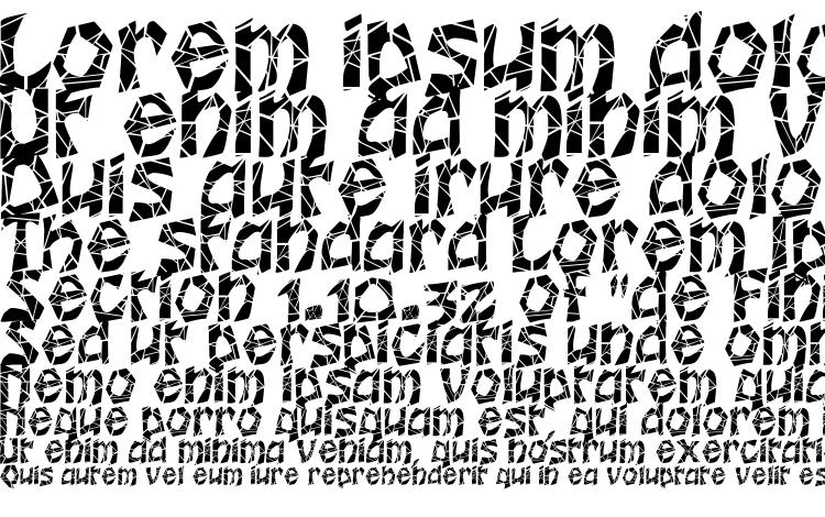 specimens Wrinklecut font, sample Wrinklecut font, an example of writing Wrinklecut font, review Wrinklecut font, preview Wrinklecut font, Wrinklecut font