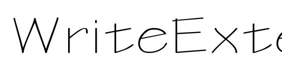 WriteExtended Font