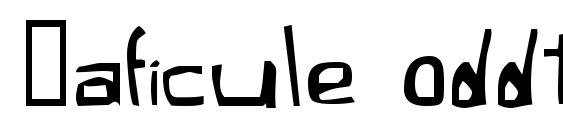Xaficule oddtype font, free Xaficule oddtype font, preview Xaficule oddtype font