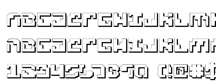 glyphs Xenophobia 3D font, сharacters Xenophobia 3D font, symbols Xenophobia 3D font, character map Xenophobia 3D font, preview Xenophobia 3D font, abc Xenophobia 3D font, Xenophobia 3D font