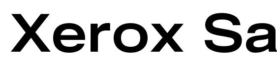 Xerox Sans Serif Wide Bold Font