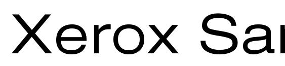 Шрифт Xerox Sans Serif Wide