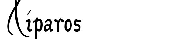 шрифт Xiparos, бесплатный шрифт Xiparos, предварительный просмотр шрифта Xiparos