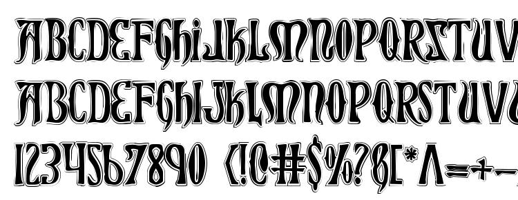 glyphs Xiphos College font, сharacters Xiphos College font, symbols Xiphos College font, character map Xiphos College font, preview Xiphos College font, abc Xiphos College font, Xiphos College font