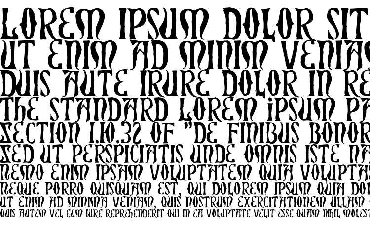 specimens Xiphos Horror font, sample Xiphos Horror font, an example of writing Xiphos Horror font, review Xiphos Horror font, preview Xiphos Horror font, Xiphos Horror font