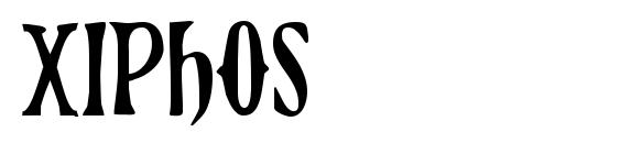 шрифт Xiphos, бесплатный шрифт Xiphos, предварительный просмотр шрифта Xiphos