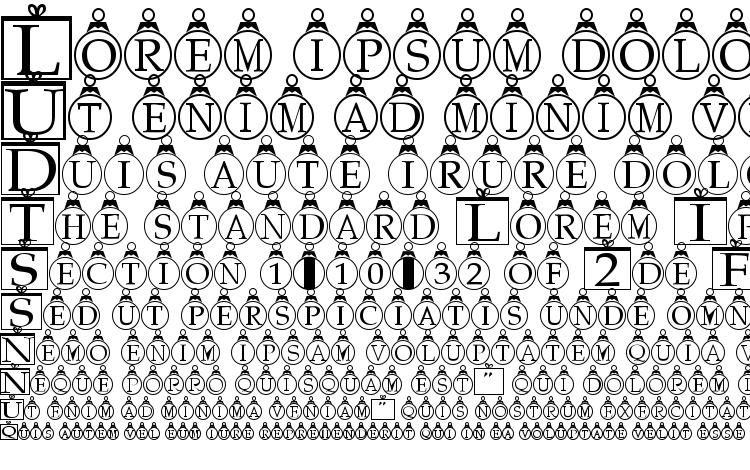 specimens Xmasbells font, sample Xmasbells font, an example of writing Xmasbells font, review Xmasbells font, preview Xmasbells font, Xmasbells font
