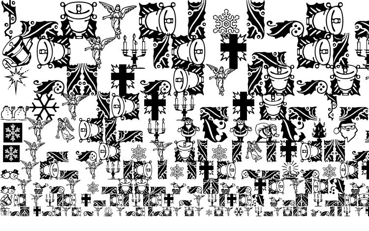 specimens Xmasicons font, sample Xmasicons font, an example of writing Xmasicons font, review Xmasicons font, preview Xmasicons font, Xmasicons font
