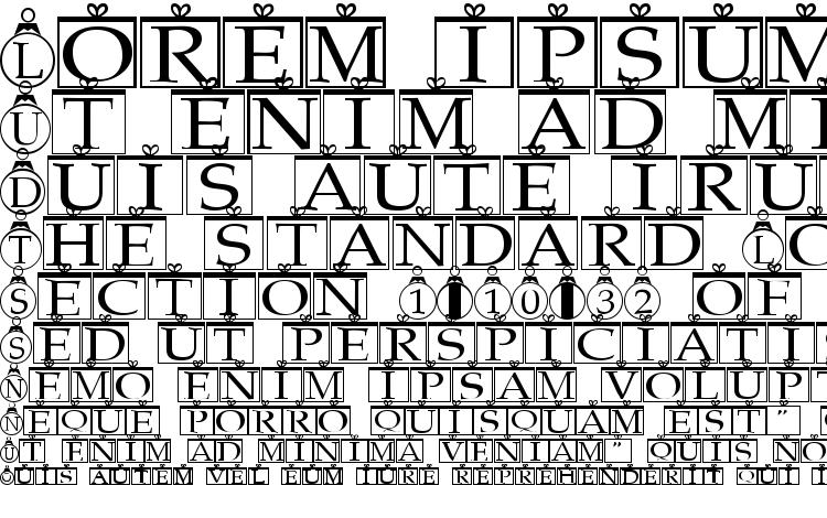 specimens Xmasregular font, sample Xmasregular font, an example of writing Xmasregular font, review Xmasregular font, preview Xmasregular font, Xmasregular font