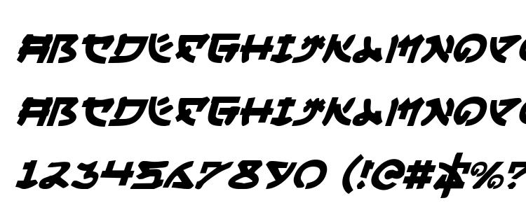 glyphs Yama Moto Italic font, сharacters Yama Moto Italic font, symbols Yama Moto Italic font, character map Yama Moto Italic font, preview Yama Moto Italic font, abc Yama Moto Italic font, Yama Moto Italic font