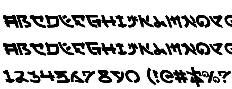 glyphs Yama Moto Leftalic font, сharacters Yama Moto Leftalic font, symbols Yama Moto Leftalic font, character map Yama Moto Leftalic font, preview Yama Moto Leftalic font, abc Yama Moto Leftalic font, Yama Moto Leftalic font
