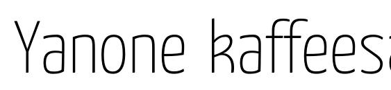 Yanone kaffeesatz thin font, free Yanone kaffeesatz thin font, preview Yanone kaffeesatz thin font