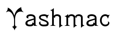 шрифт Yashmac, бесплатный шрифт Yashmac, предварительный просмотр шрифта Yashmac