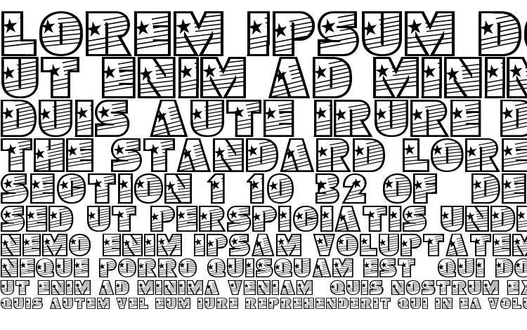 specimens YoungStar font, sample YoungStar font, an example of writing YoungStar font, review YoungStar font, preview YoungStar font, YoungStar font