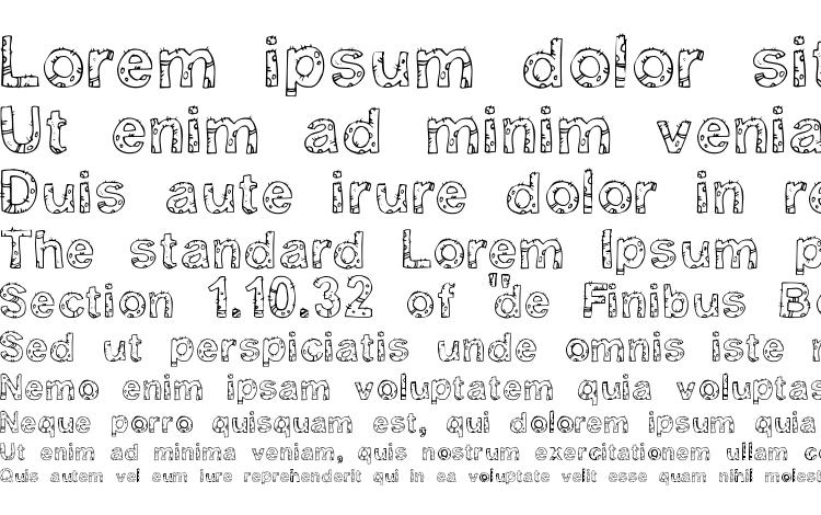 specimens Yugly font, sample Yugly font, an example of writing Yugly font, review Yugly font, preview Yugly font, Yugly font