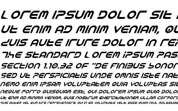 specimens Yukon Tech Italic font, sample Yukon Tech Italic font, an example of writing Yukon Tech Italic font, review Yukon Tech Italic font, preview Yukon Tech Italic font, Yukon Tech Italic font