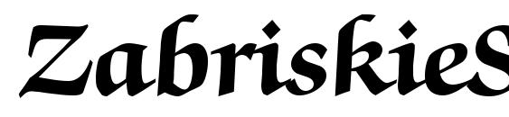 ZabriskieScript Heavy Regular Font, Monogram Fonts