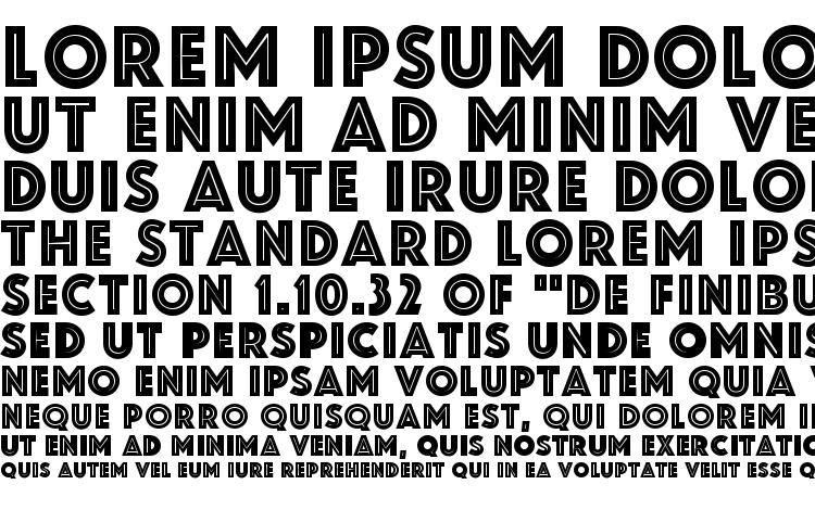 specimens Zamenhof Inline font, sample Zamenhof Inline font, an example of writing Zamenhof Inline font, review Zamenhof Inline font, preview Zamenhof Inline font, Zamenhof Inline font