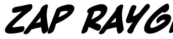 Zap Raygun V2.0 Bold Font