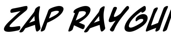Шрифт Zap Raygun V2.0 Italic, Красивые шрифты