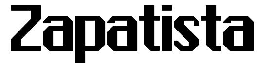 Zapatista font, free Zapatista font, preview Zapatista font