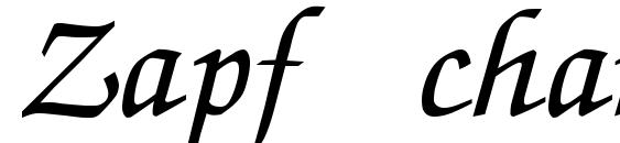 шрифт Zapf chancery italic, бесплатный шрифт Zapf chancery italic, предварительный просмотр шрифта Zapf chancery italic