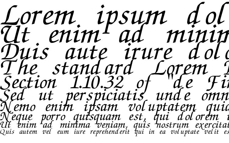 specimens Zapf Russ Italic font, sample Zapf Russ Italic font, an example of writing Zapf Russ Italic font, review Zapf Russ Italic font, preview Zapf Russ Italic font, Zapf Russ Italic font