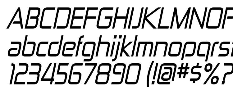 glyphs Zekton Italic font, сharacters Zekton Italic font, symbols Zekton Italic font, character map Zekton Italic font, preview Zekton Italic font, abc Zekton Italic font, Zekton Italic font