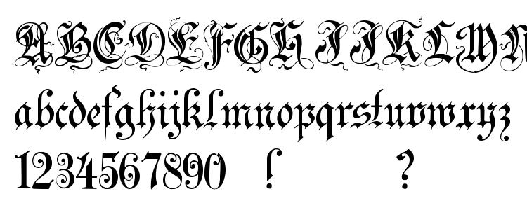 glyphs Zenda font, сharacters Zenda font, symbols Zenda font, character map Zenda font, preview Zenda font, abc Zenda font, Zenda font