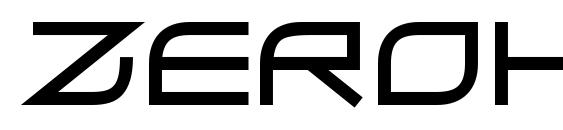 ZeroHour Regular font, free ZeroHour Regular font, preview ZeroHour Regular font