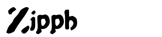 шрифт Zippb, бесплатный шрифт Zippb, предварительный просмотр шрифта Zippb
